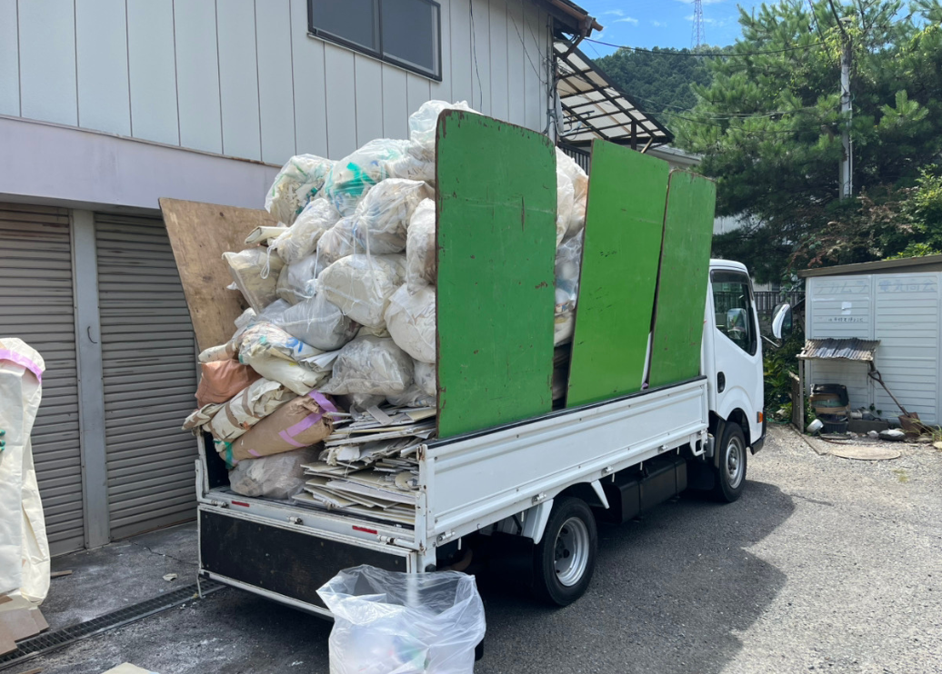 大量の廃棄物を運搬可能